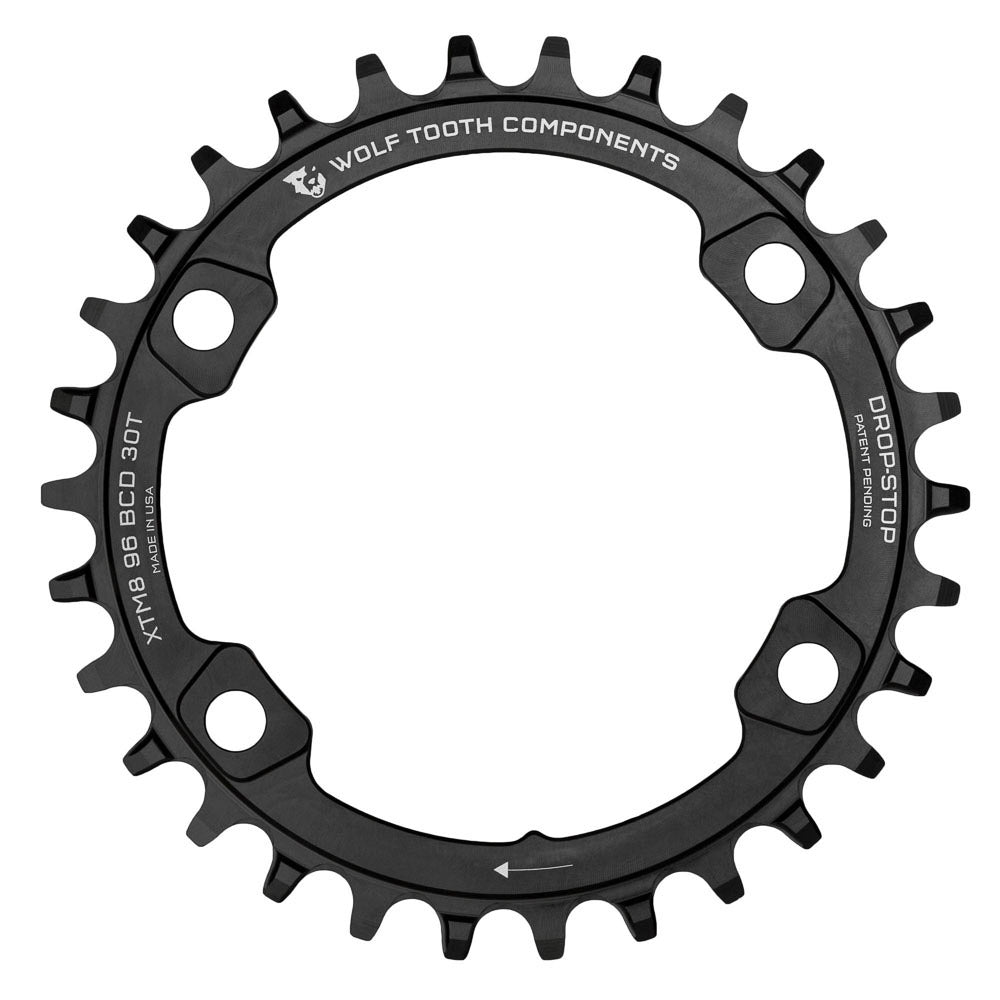 96 BCD XT M8000 DROP-STOP CHAINRING