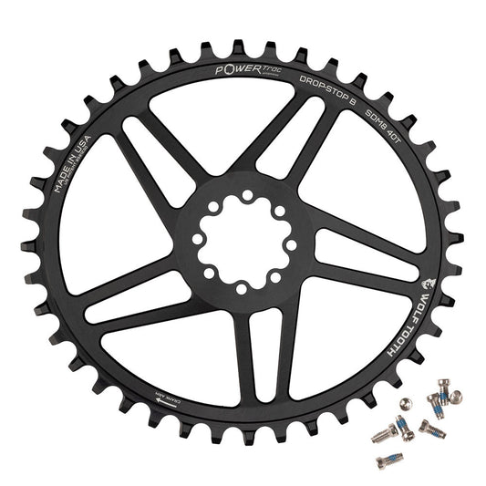 SRAM 8-BOLT DM OVAL DROP-STOP CHAINRING